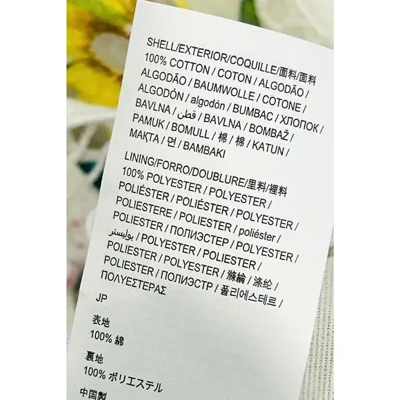 Desigual Shift Dress Size 12 EU 46 White Eyelet Denver Floral Design - Picture 7 of 8